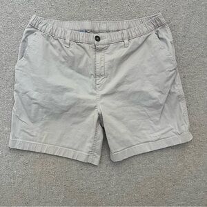 Chubbies Khaki Flat Front Shorts Men’s Regular Fit Size XXL